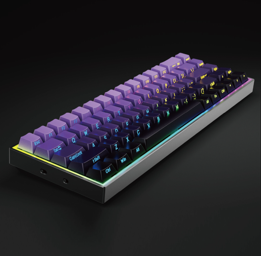 Teclado Mecánico Gamer 68 Teclas RGB Intercambiable en Caliente